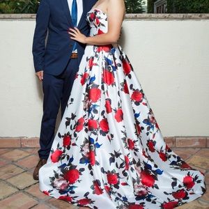 Ball gown style prom dress